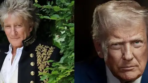 Rod Stewart diz que não é mais amigo de Donald Trump: "Virou outra pessoa"