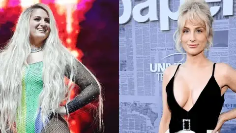 Meghan Trainor apresenta mudança radical no seu visual em tapete vermelho