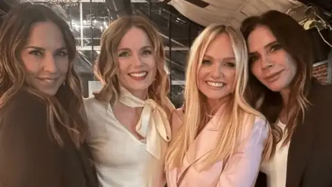 Spice Girls se reúnem para celebrar o aniversário de 50 anos de Emma Bunton