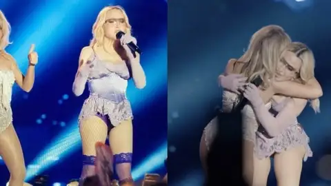 Coachella 2026: Sabrina Carpenter prova porque é a estrela pop do momento com "benção" de Madonna
