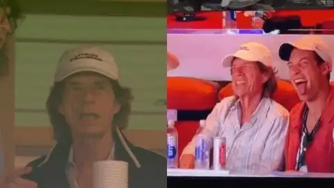 Mick Jagger quebra a maldição do "pé-frio" e Inglaterra vence na Copa