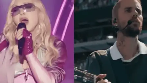 Tensão entre Madonna e Justin Bieber marca bastidores do show da Copa