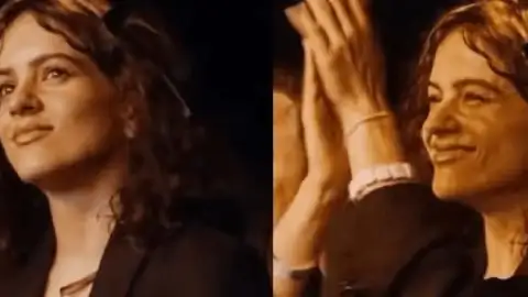Rosalía curte show de Caetano Veloso na plateia do Doce Maravilha no Rio