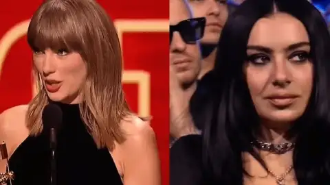 Vídeo de Charli xcx olhando com desgosto para Taylor Swift no VMA viraliza. Mas será que é real?